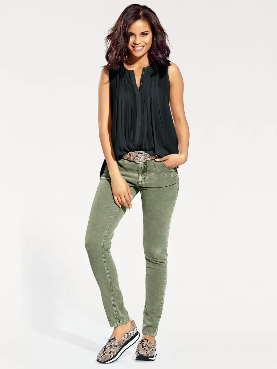 LINEA TESINI by Heine блузка-рубашка "Рубашка-блузка", черный 
LINEA TESINI by Heine блузка-рубашка "Рубашка-блузка", черный