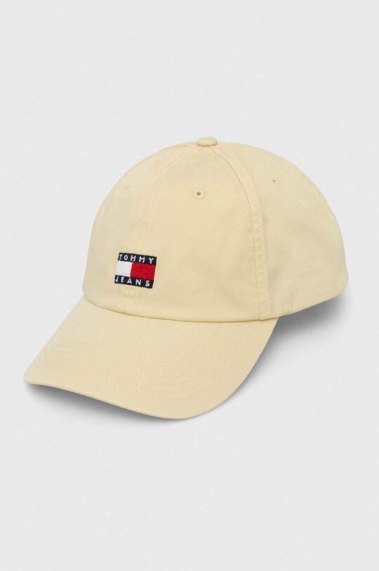 Хлопковая бейсболка Tommy Jeans, желтый
Хлопковая бейсболка Tommy Jeans, желтый