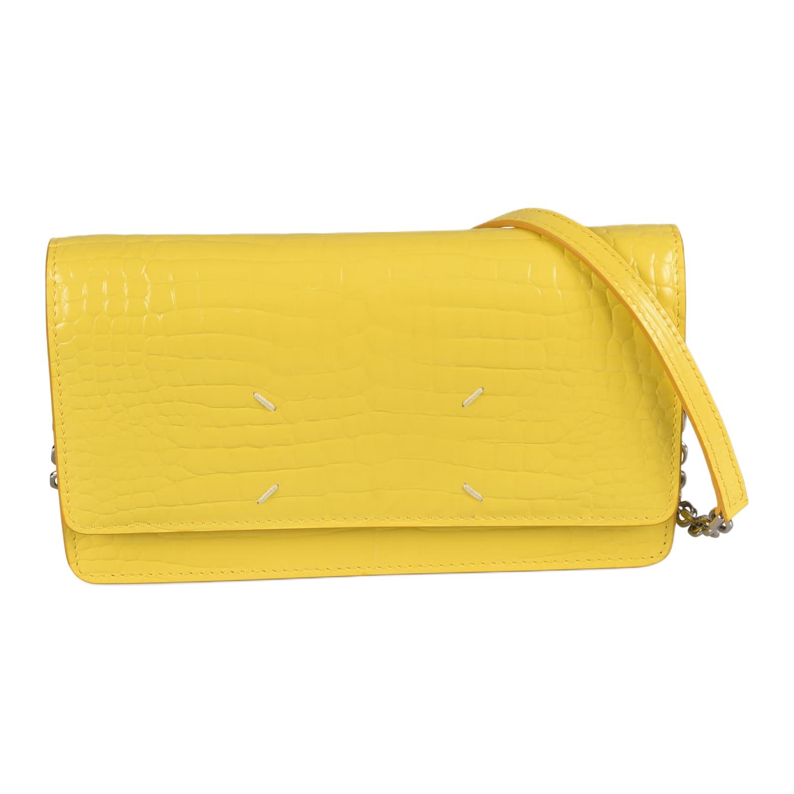 Maison Margiela Женская желтая кожаная сумка через плечо
Maison Margiela Женская желтая кожаная сумка через плечо