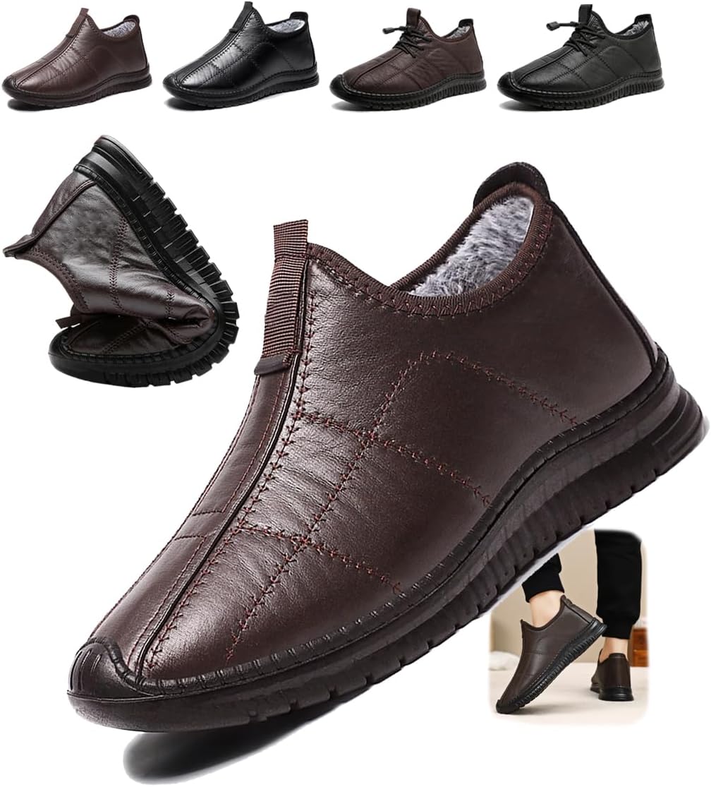 Мужские зимние ботинки, утепленные флисом, с высокой и невысокой посадкой, водонепроницаемые с противоскользящей подошвой из ПУ, для работы на улице, походов, холодной погоды и повседневной носки Generic, Coffee 9
Мужские зимние ботинки, утепленные флисом, с высокой и невысокой посадкой, водонепроницаемые с противоскользящей подошвой из ПУ, для работы на улице, походов, холодной погоды и повседневной носки Generic, Coffee 9