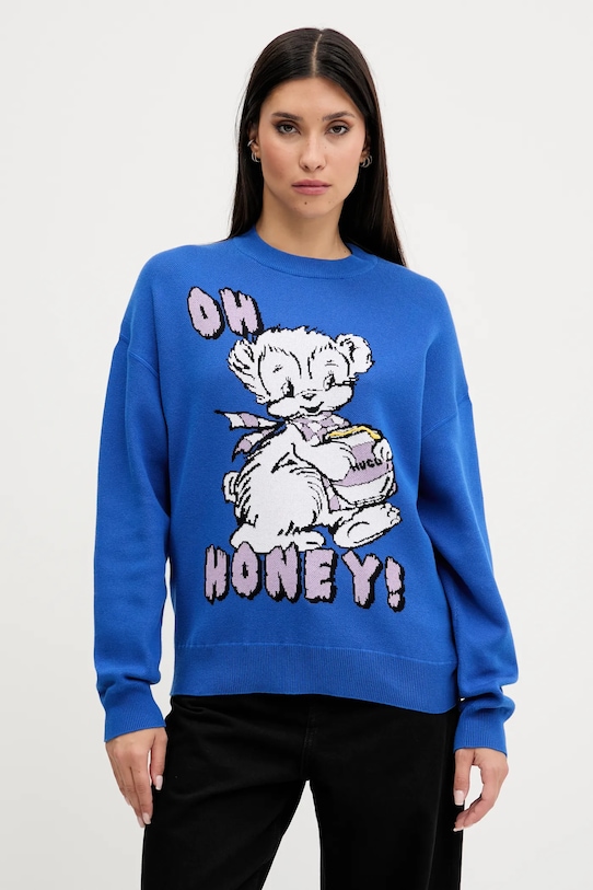 Хлопковый свитер Hugo Blue, синий
Хлопковый свитер Hugo Blue, синий