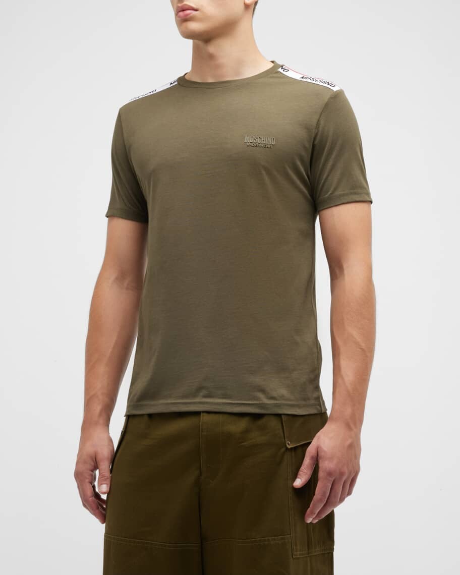 Мужская футболка с круглым вырезом и логотипом Moschino, Коричневый, Мужская футболка с круглым вырезом и логотипом Moschino
Мужская футболка с круглым вырезом и логотипом Moschino, Коричневый, Мужская футболка с круглым вырезом и логотипом Moschino