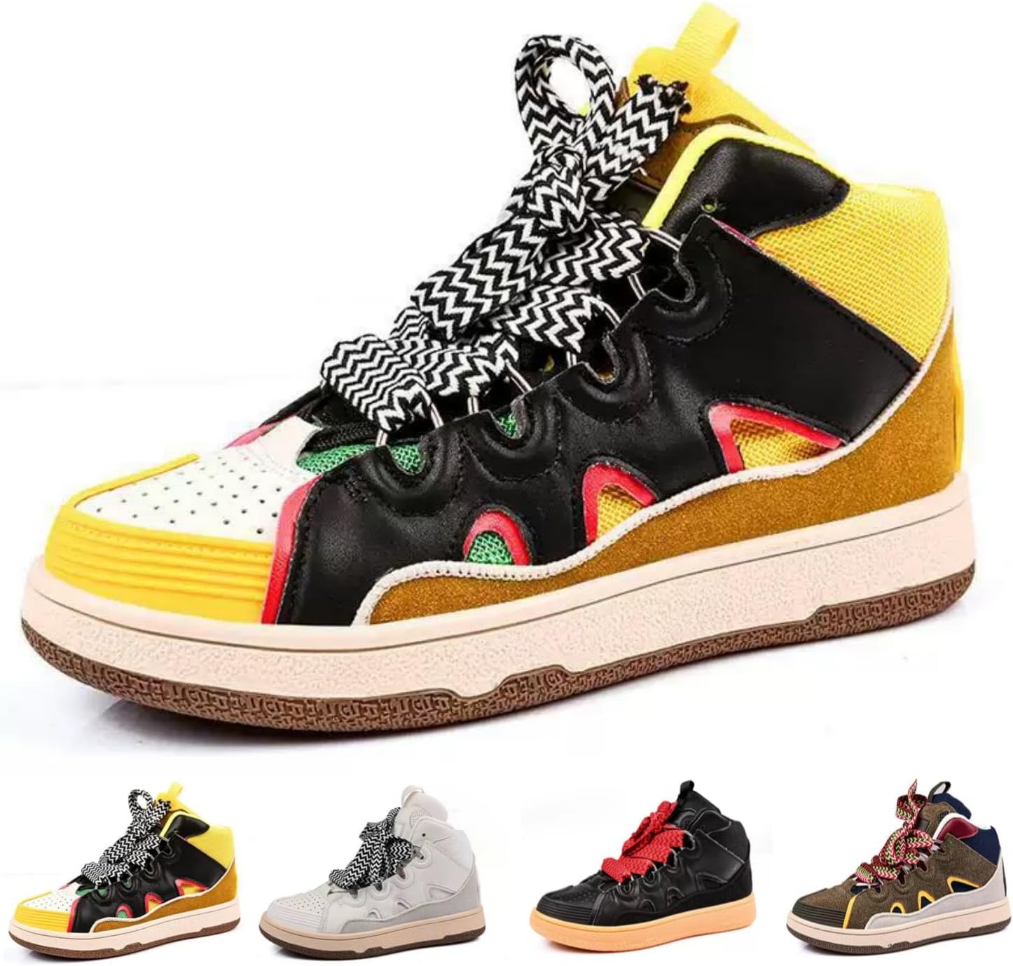 Модные высокие массивные кроссовки для женщин и мужчин, ретро кроссовки-папины для пар, стильные, удобные кроссовки для ходьбы Macefil, желтый
Модные высокие массивные кроссовки для женщин и мужчин, ретро кроссовки-папины для пар, стильные, удобные кроссовки для ходьбы Macefil, желтый