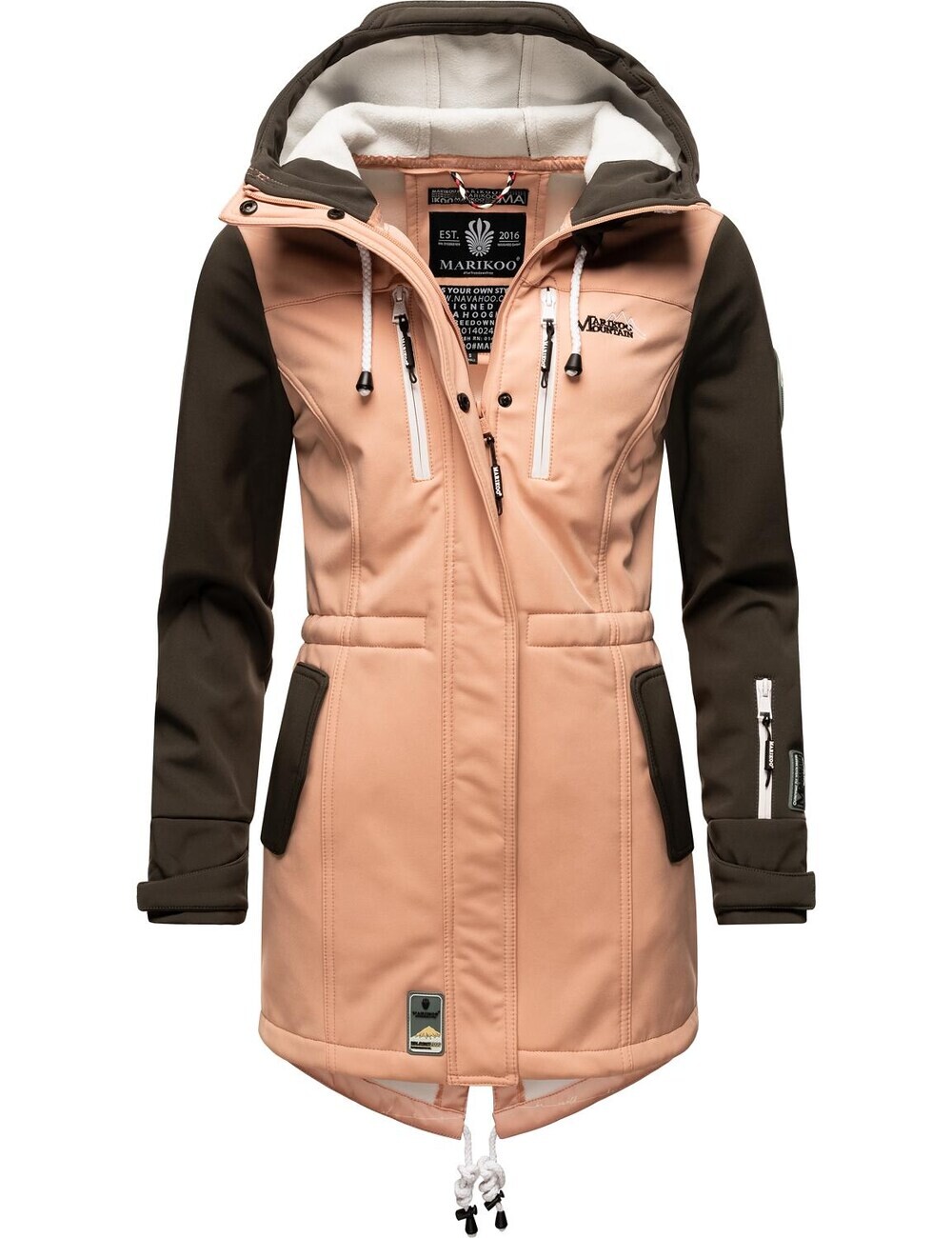 Плащ Marikoo Zimtzicke, розовый/черный 
Плащ Marikoo Zimtzicke, розовый/черный