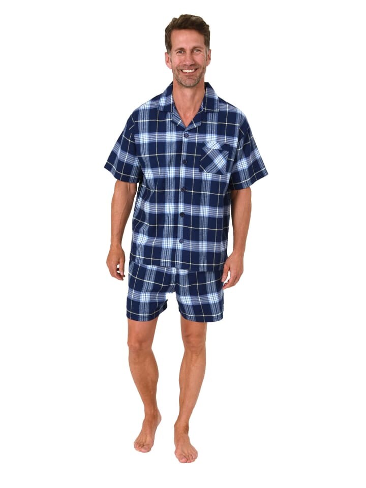 Пижама NORMANN Kurzarm Flanell Shorty kariert, синий
Пижама NORMANN Kurzarm Flanell Shorty kariert, синий