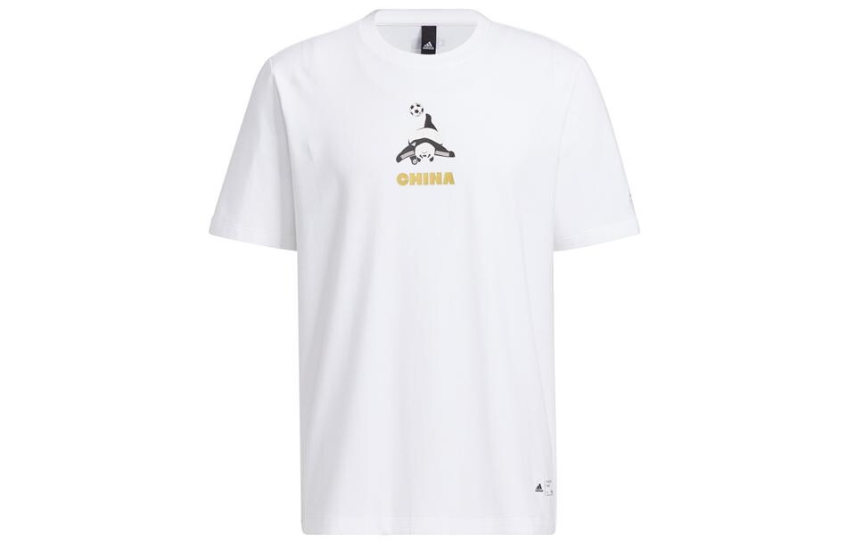 Футболка мужская белая Adidas, белый 
Футболка мужская белая Adidas, белый