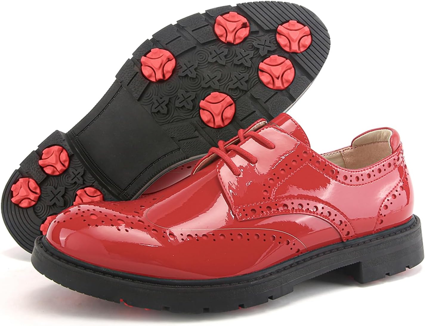 Классические мужские гольф-кроссовки без шипов, роскошная обувь для ходьбы для гольфистов Zakey, красный
Классические мужские гольф-кроссовки без шипов, роскошная обувь для ходьбы для гольфистов Zakey, красный