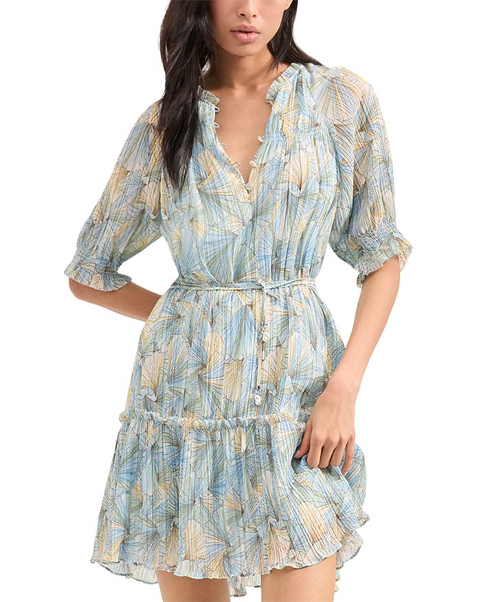 Мини-платье Dorrie с принтом и застежкой на пуговицы Veronica Beard, синий
Мини-платье Dorrie с принтом и застежкой на пуговицы Veronica Beard, синий