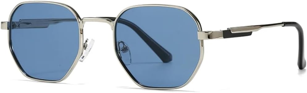 Солнцезащитные очки с защитой UV400 | Круглая оправа, металлические петли, цветные линзы | Для женщин и мужчин, для занятий спортом на открытом воздухе и вождения DSVIGF, Blue
Солнцезащитные очки с защитой UV400 | Круглая оправа, металлические петли, цветные линзы | Для женщин и мужчин, для занятий спортом на открытом воздухе и вождения DSVIGF, Blue