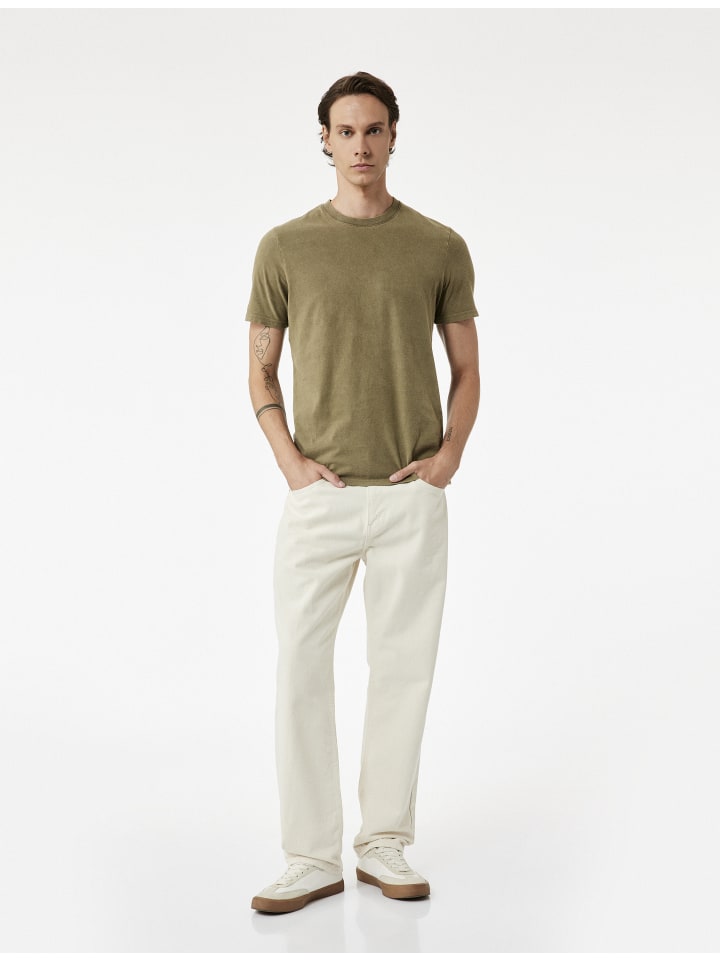 Футболка СС цвета хаки KOTON
Футболка СС цвета хаки KOTON