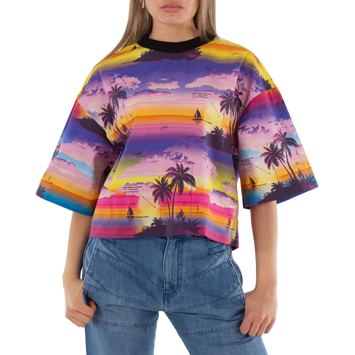 Ksenia Schnaider Многоцветный Хлопковый Топ, мультиколор
Ksenia Schnaider Многоцветный Хлопковый Топ, мультиколор