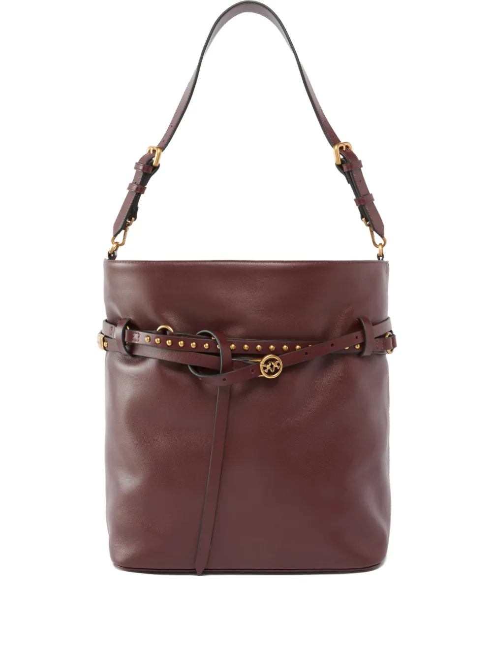 Сумка-ведро с заклепками Pinko, красный
Сумка-ведро с заклепками Pinko, красный