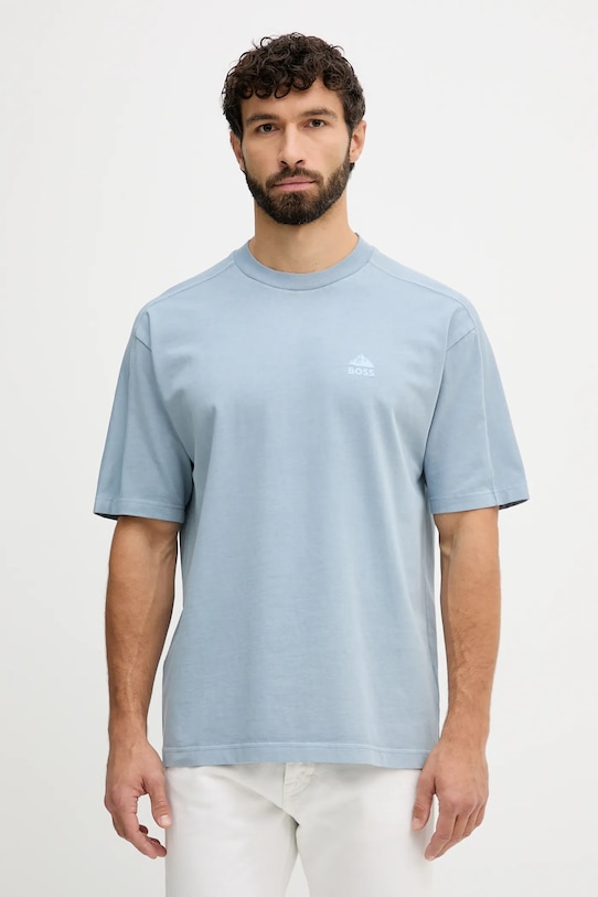 Хлопковая футболка Boss Orange, синий
Хлопковая футболка Boss Orange, синий