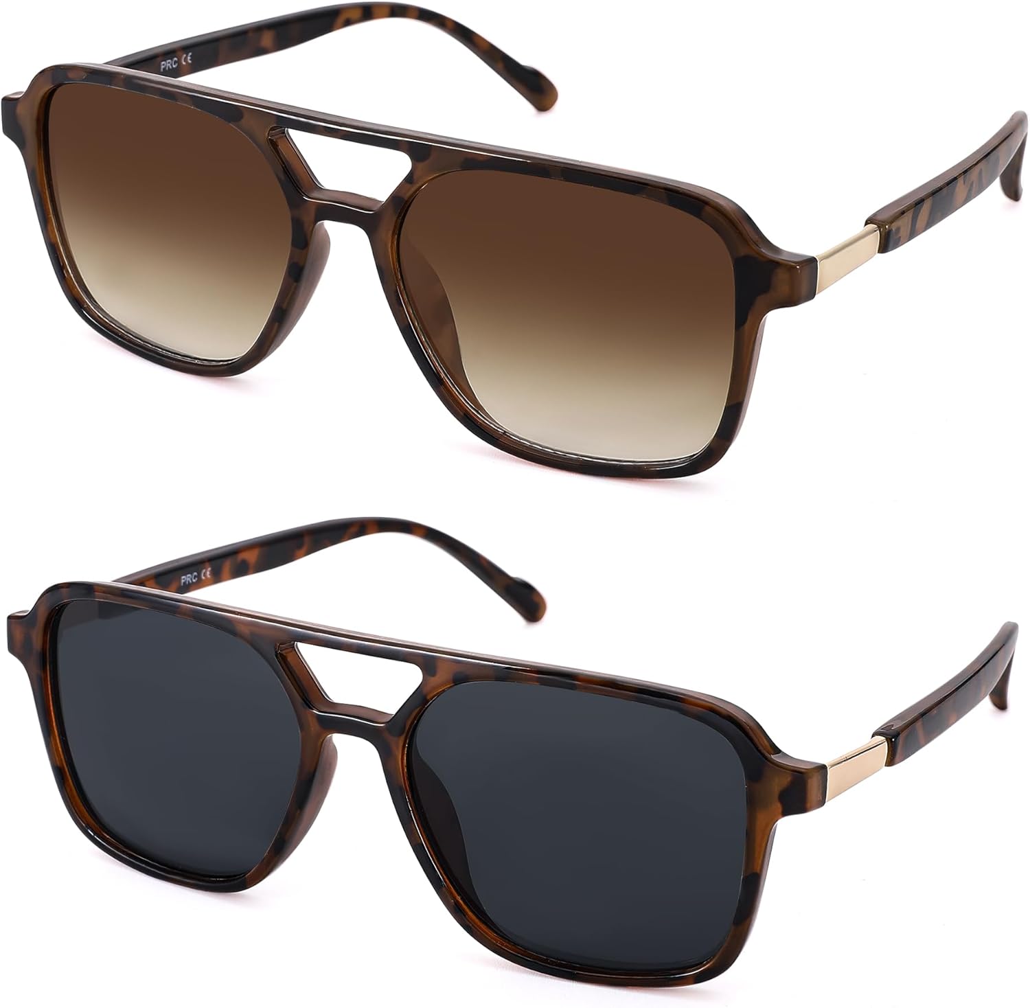 Солнцезащитные очки-авиаторы LIU·WEN в стиле ретро для женщин и мужчин, комплект из 2 штук - модные квадратные винтажные солнцезащитные очки, A3 Leopard / Gradient Brown + Leopard / Grey
Солнцезащитные очки-авиаторы LIU·WEN в стиле ретро для женщин и мужчин, комплект из 2 штук - модные квадратные винтажные солнцезащитные очки, A3 Leopard / Gradient Brown + Leopard / Grey