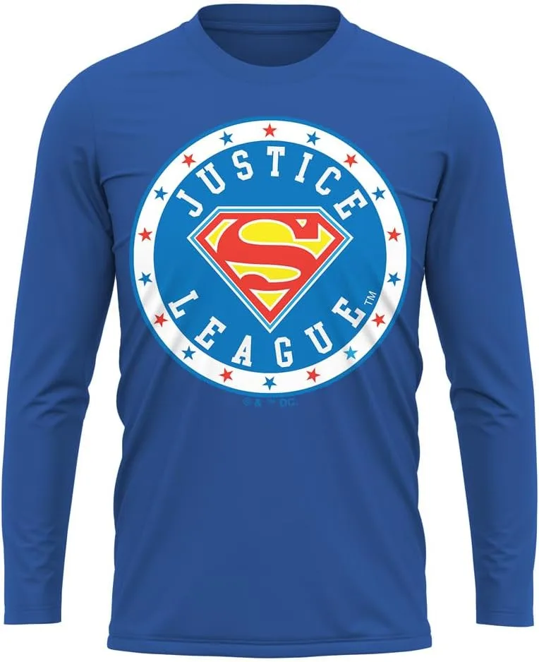 Футболка с длинным рукавом Justice League Superman Athletic Logo Popfunk
Футболка с длинным рукавом Justice League Superman Athletic Logo Popfunk