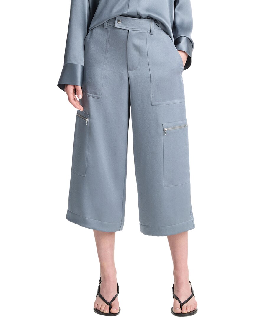 Атласные укороченные брюки-парашюты Vince с низкой посадкой, синий
Атласные укороченные брюки-парашюты Vince с низкой посадкой, синий