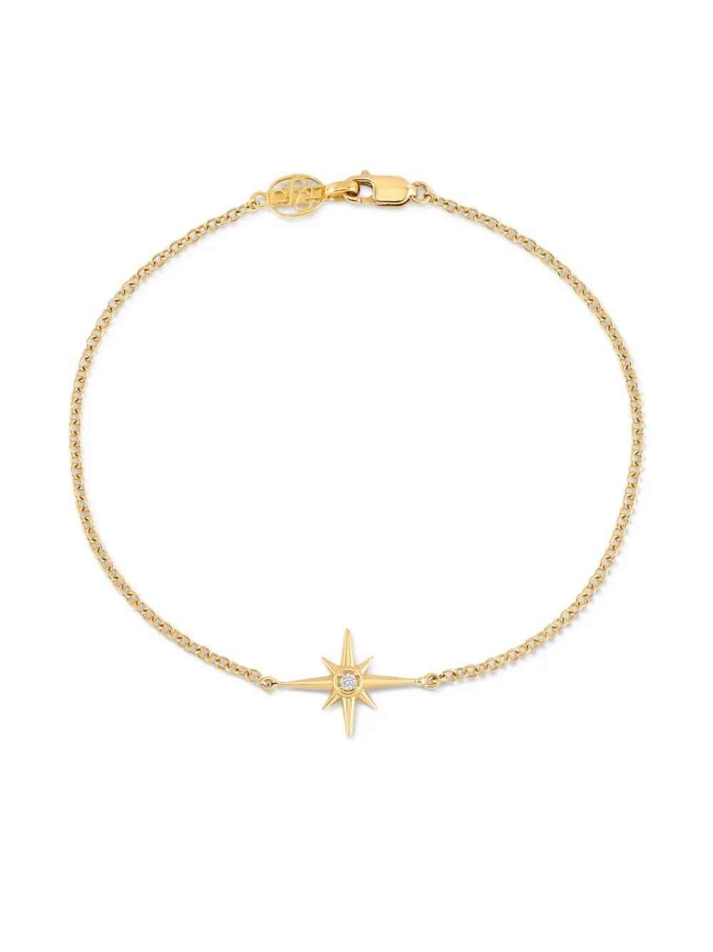 Браслет из 14-каратного желтого золота с одним бриллиантом «Полярная звезда» DOWER AND HALL, золотой
Браслет из 14-каратного желтого золота с одним бриллиантом «Полярная звезда» DOWER AND HALL, золотой