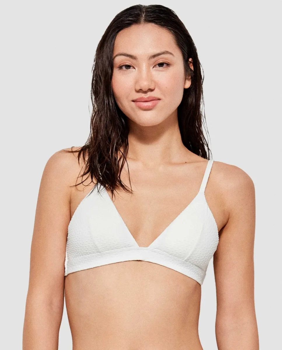 Верх бикини без косточек и со съемной пеной Gisela, белый
Верх бикини без косточек и со съемной пеной Gisela, белый