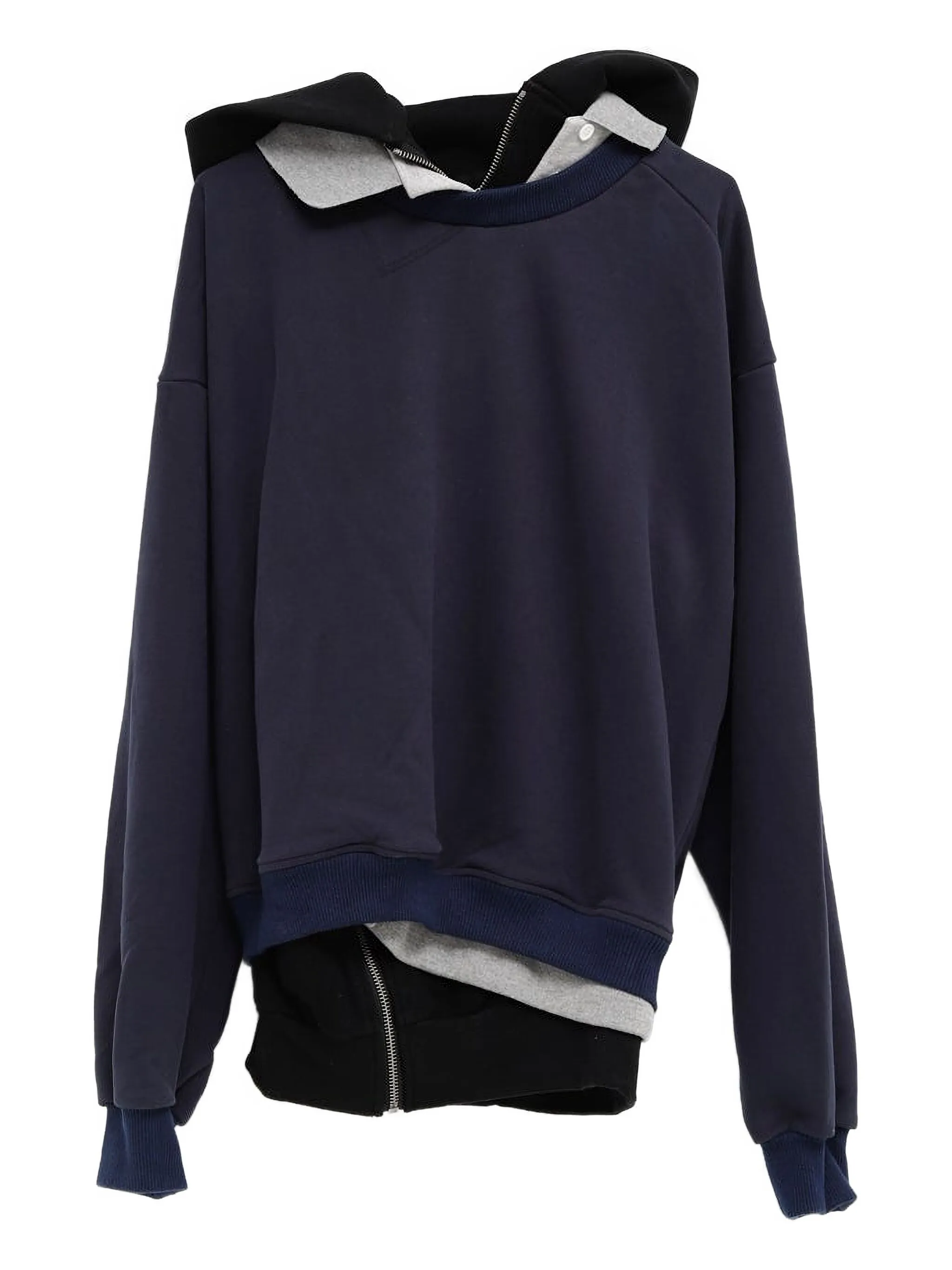 Многослойное худи August Barron, синий
Многослойное худи August Barron, синий