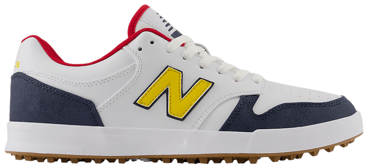Кроссовки New Balance 480 Spikeless Golf 'White Yellow Navy', белый
Кроссовки New Balance 480 Spikeless Golf 'White Yellow Navy', белый