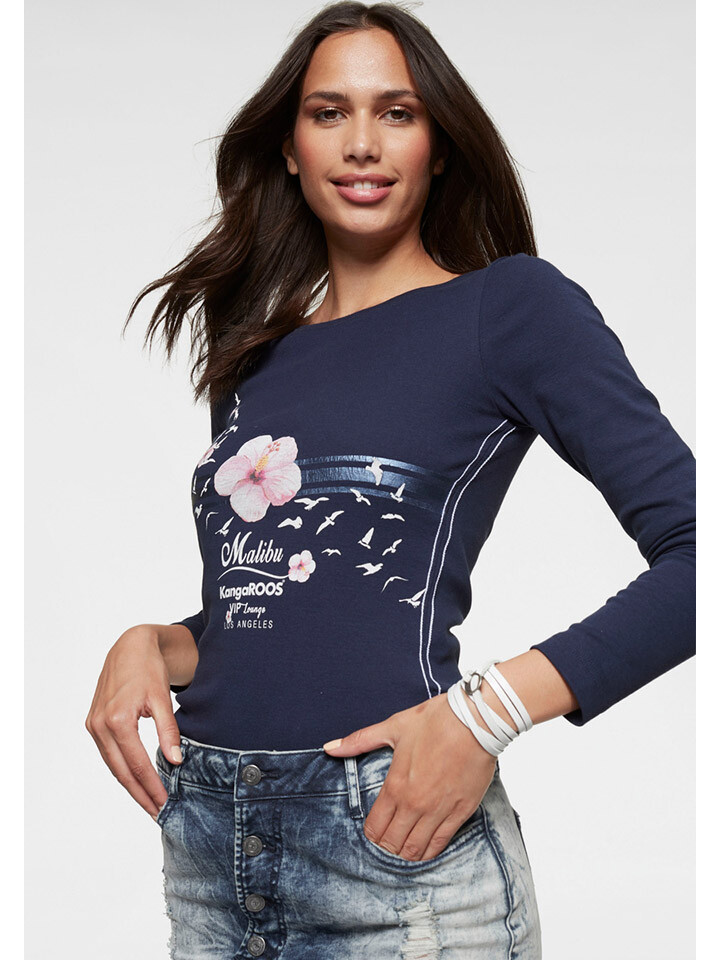 Лонгслив Kangaroos, темно-синий
Лонгслив Kangaroos, темно-синий