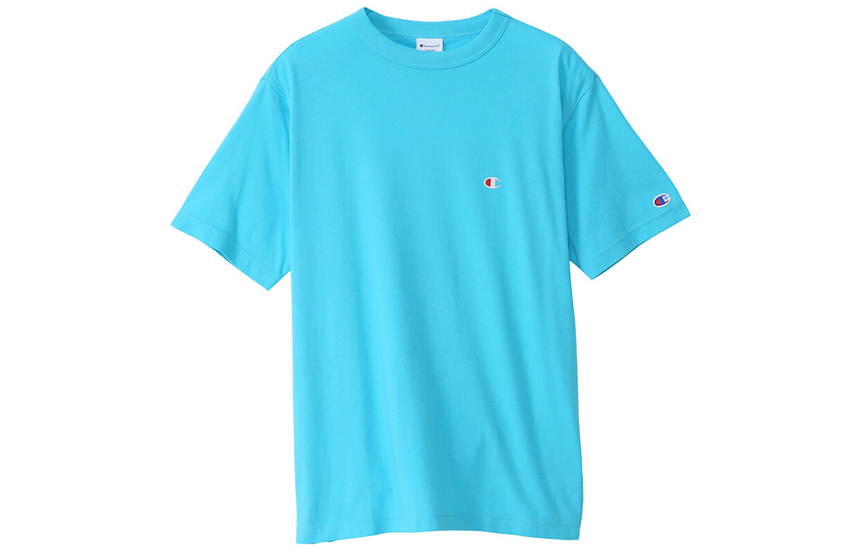 Футболка унисекс небесно-голубая Champion, голубой
Футболка унисекс небесно-голубая Champion, голубой
