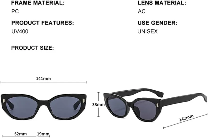 Солнцезащитные очки в стиле ретро для женщин и мужчин, винтажные солнцезащитные очки с защитой от УФ-излучения UV400 для вечеринок на открытом воздухе HCPIHF, 3
Солнцезащитные очки в стиле ретро для женщин и мужчин, винтажные солнцезащитные очки с защитой от УФ-излучения UV400 для вечеринок на открытом воздухе HCPIHF, 3