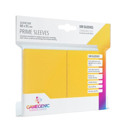 Чехол для карточек Gamegenic Prime Sleeves Yellow (100 Ct.) Gamegenic
Чехол для карточек Gamegenic Prime Sleeves Yellow (100 Ct.) Gamegenic