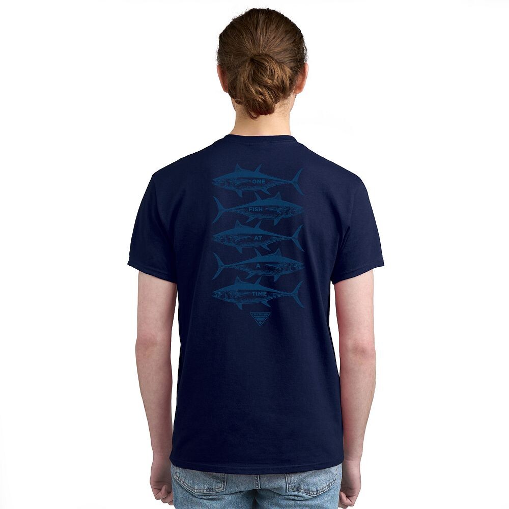 Мужская футболка с короткими рукавами и рисунком Columbia PFG, цвет Blue Stacked Fish
Мужская футболка с короткими рукавами и рисунком Columbia PFG, цвет Blue Stacked Fish