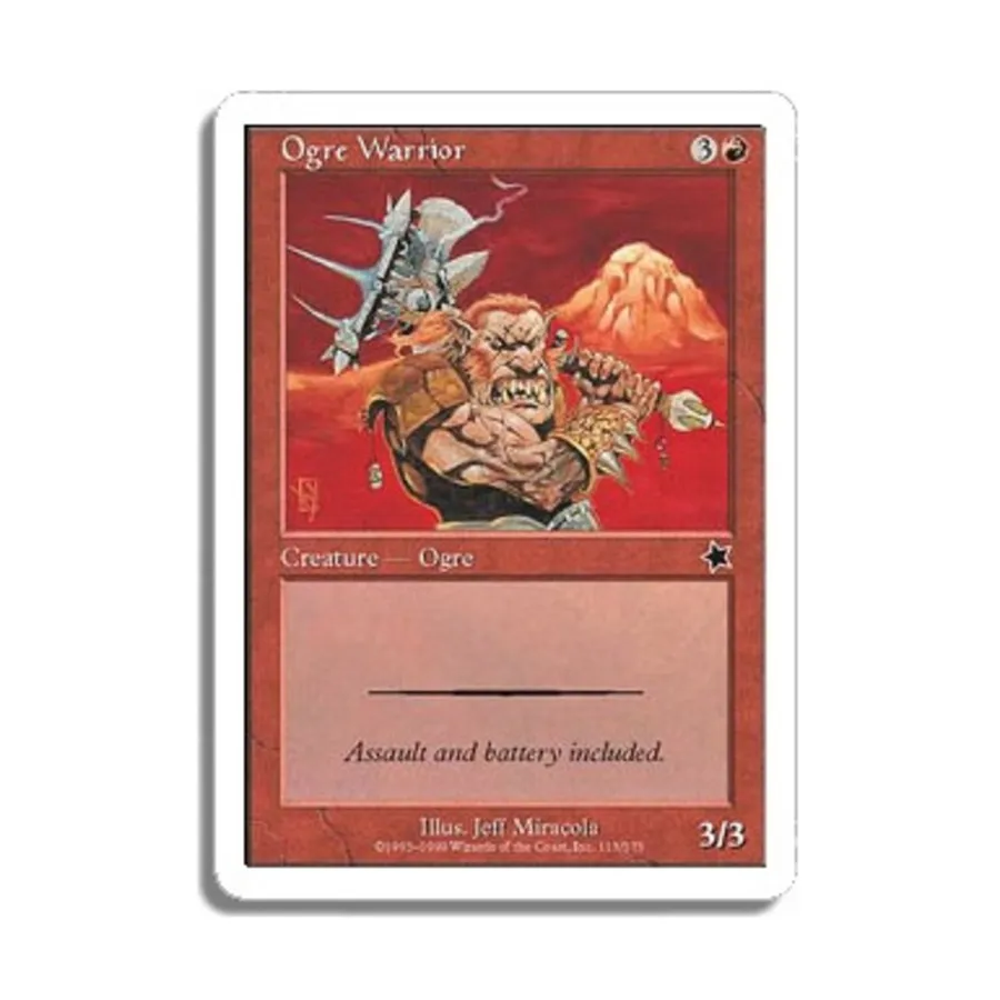 CCG Огр-воин (клавиша C), MTG - Starter Series (1999)
CCG Огр-воин (клавиша C), MTG - Starter Series (1999)