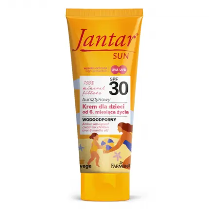 Farmona Sun Amber Водостойкий крем для детей SPF 30 50 мл Jantar
Farmona Sun Amber Водостойкий крем для детей SPF 30 50 мл Jantar