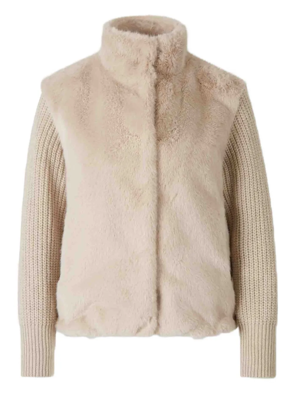 Куртка из искусственного меха с ребристыми манжетами Herno, нейтральный
Куртка из искусственного меха с ребристыми манжетами Herno, нейтральный