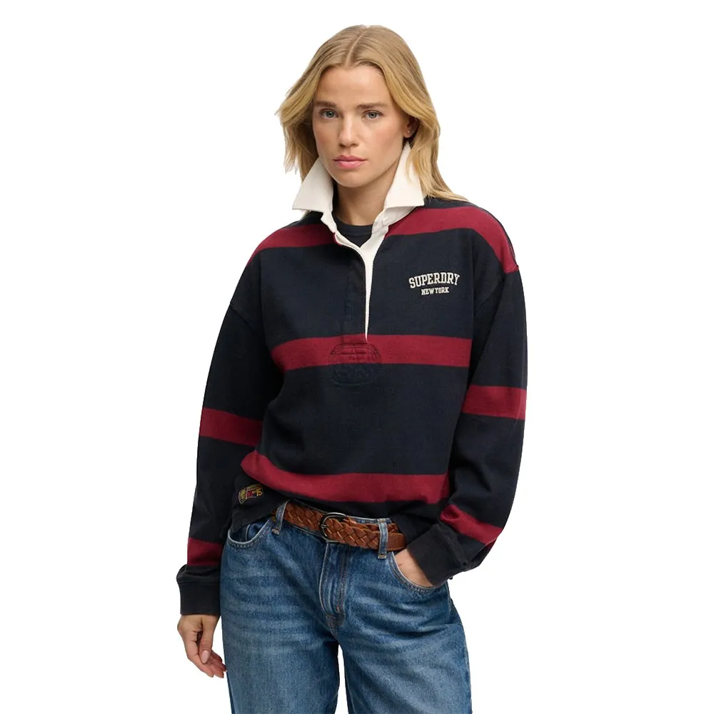 Футболка Superdry Heritage Stripe Rugby с коротким рукавом, синий
Футболка Superdry Heritage Stripe Rugby с коротким рукавом, синий