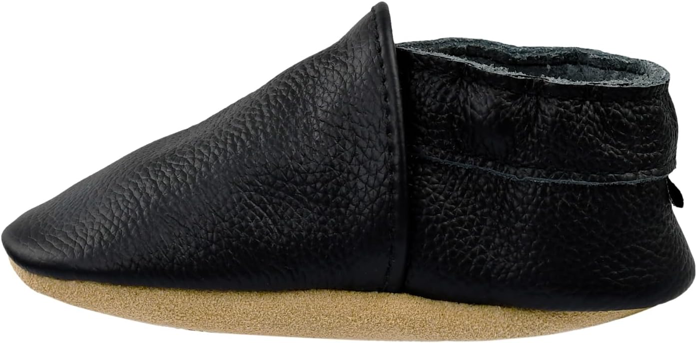 Детские кожаные обувь iEvolve, мягкие ходунки, пинетки-мокасины для малышей, черный
Детские кожаные обувь iEvolve, мягкие ходунки, пинетки-мокасины для малышей, черный