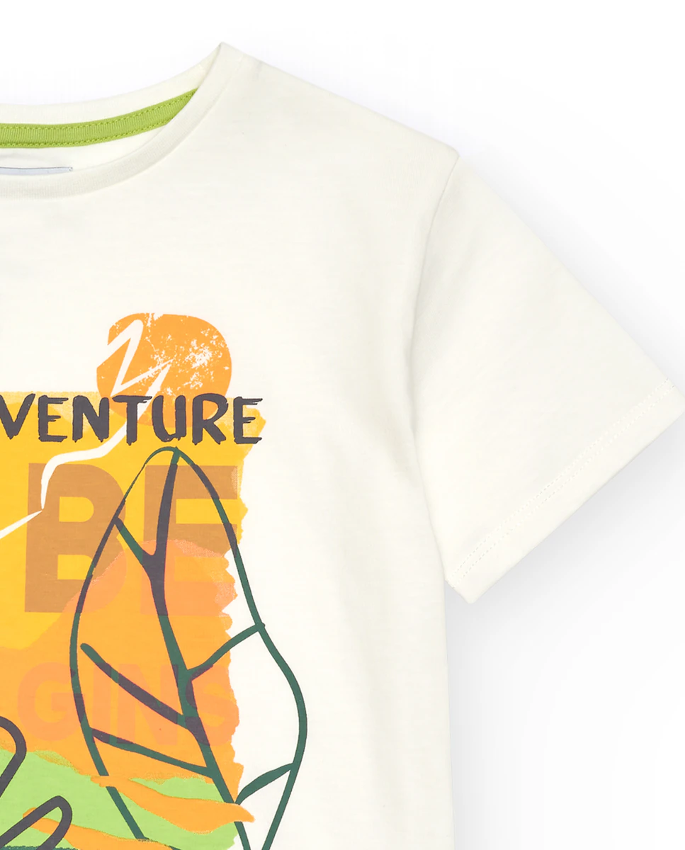 Детская футболка с разноцветным графическим принтом Tuc tuc, цвет Crudo
Детская футболка с разноцветным графическим принтом Tuc tuc, цвет Crudo