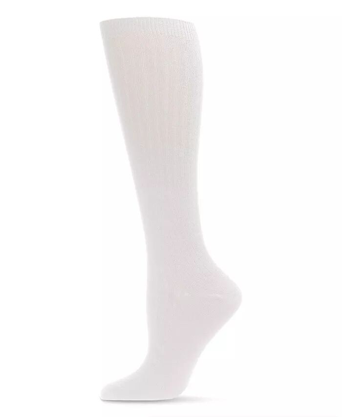 Гольфы для девочек из хлопковой смеси в рубчик MeMoi, белый
Гольфы для девочек из хлопковой смеси в рубчик MeMoi, белый