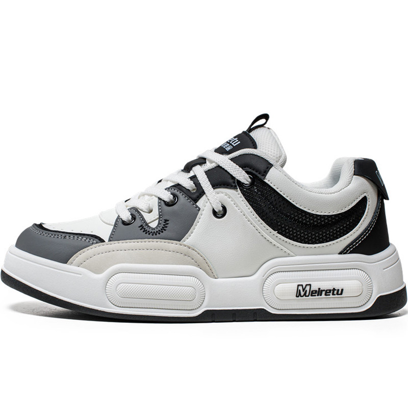 Нескользящие, износостойкие, легкие низкие мужские кроссовки для скейтбординга Meiretu, White Gray
Нескользящие, износостойкие, легкие низкие мужские кроссовки для скейтбординга Meiretu, White Gray