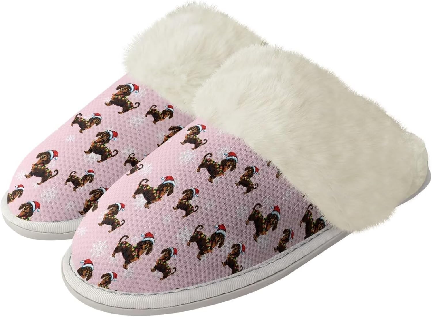 Домашние тапочки Srengjodk Slip-On, фланелевые тапочки с меховой отделкой для женщин и мужчин, его и ее тапочки, размеры 36-47, Chic Dachshund Full Print
Домашние тапочки Srengjodk Slip-On, фланелевые тапочки с меховой отделкой для женщин и мужчин, его и ее тапочки, размеры 36-47, Chic Dachshund Full Print
