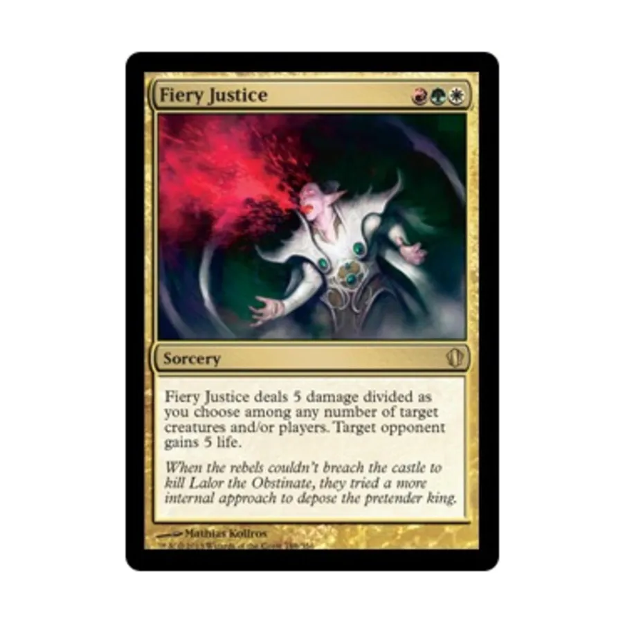 CCG Огненное правосудие (клавиша R), MTG - Commander 2013
CCG Огненное правосудие (клавиша R), MTG - Commander 2013