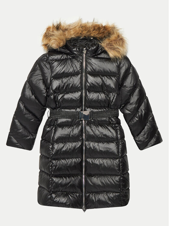 Пуховик стандартного кроя Guess, черный 
Пуховик стандартного кроя Guess, черный