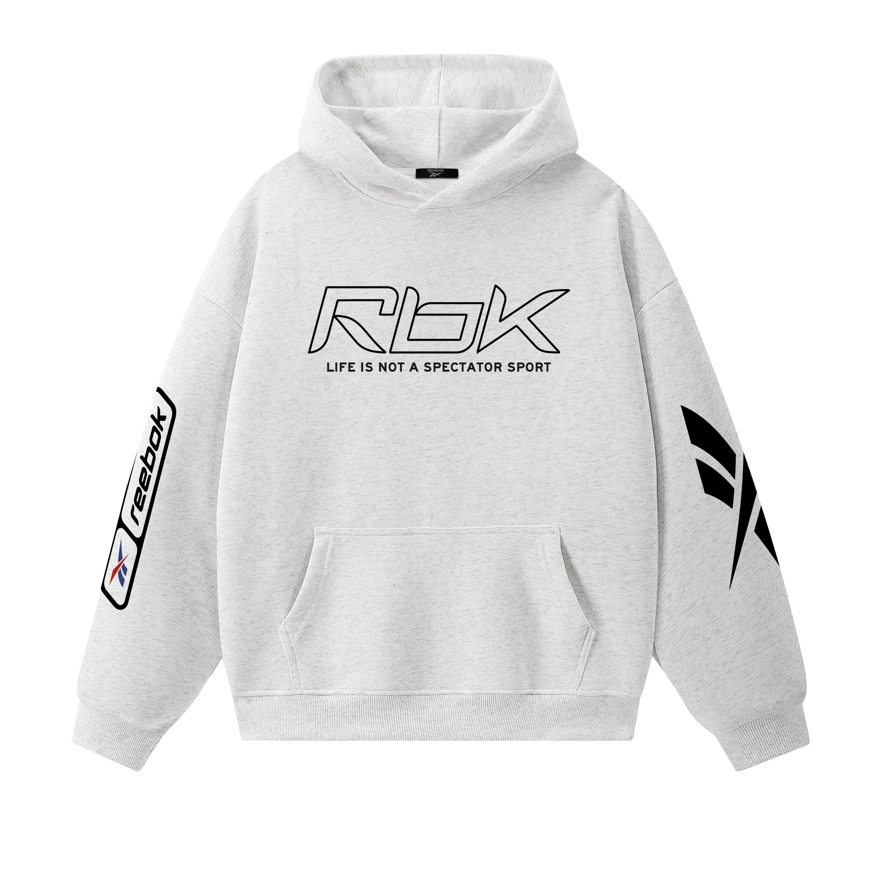 Толстовка Unisex Hooded Moderate Regular Reebok, белый heather серый
Толстовка Unisex Hooded Moderate Regular Reebok, белый heather серый
