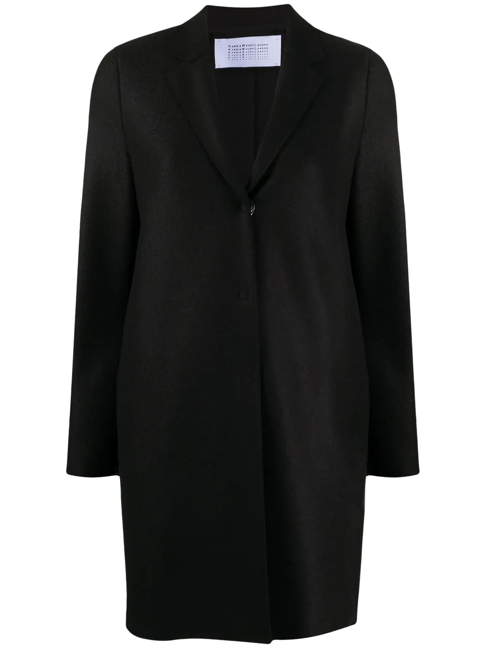 Однобортное пальто Harris Wharf London, черный
Однобортное пальто Harris Wharf London, черный