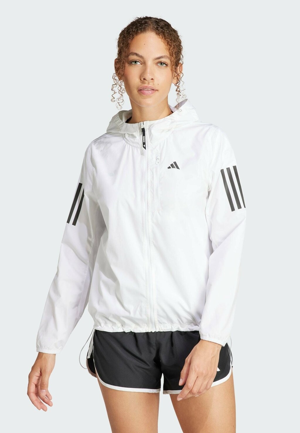 Беговая куртка adidas, белый
Беговая куртка adidas, белый