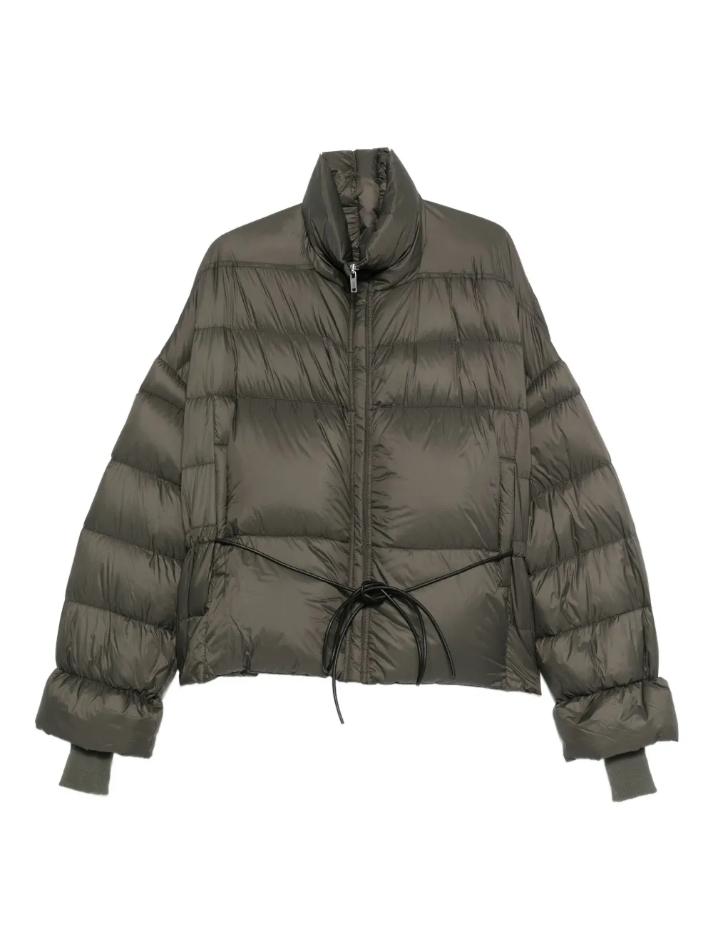 Стеганая куртка на кулиске Rick Owens, зеленый
Стеганая куртка на кулиске Rick Owens, зеленый