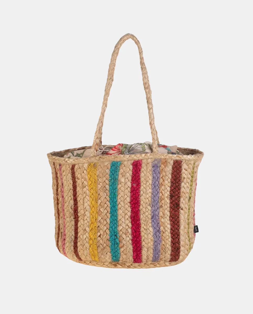 Полосатая сумка из джута Kbas, мультиколор
Полосатая сумка из джута Kbas, мультиколор