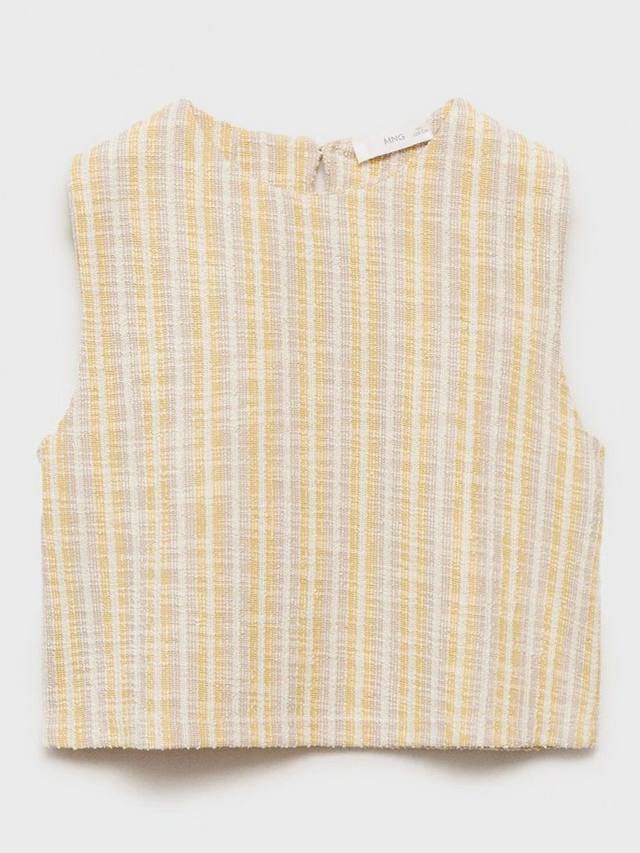 Детская блузка без рукавов с лимонной полоской Mango, Yellow
Детская блузка без рукавов с лимонной полоской Mango, Yellow