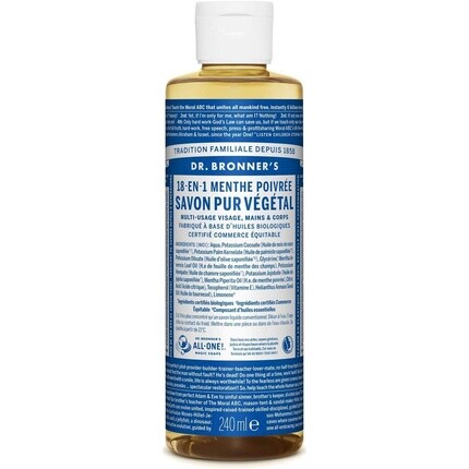 Кастильское жидкое мыло Dr Bronner'S с перечной мятой, 473 мл, Dr. Bronner
Кастильское жидкое мыло Dr Bronner'S с перечной мятой, 473 мл, Dr. Bronner