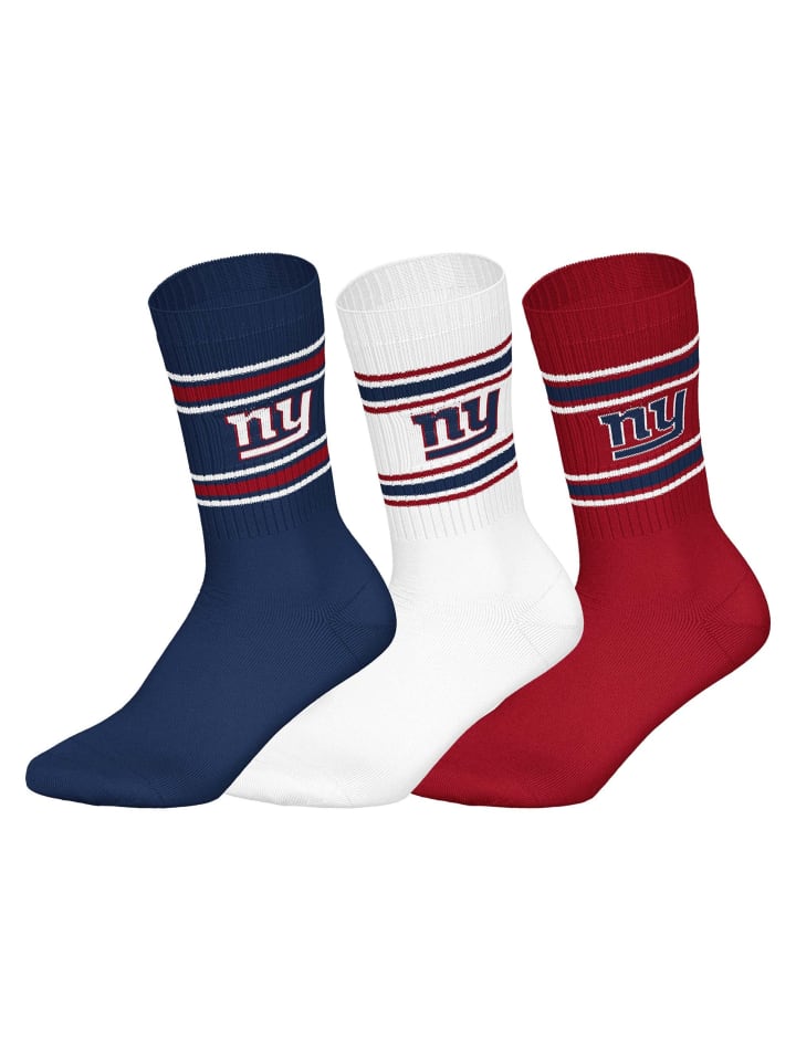 NFL Набор из 3 носков с символикой New York Giants
NFL Набор из 3 носков с символикой New York Giants