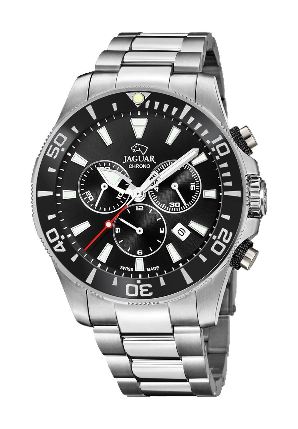 Мужской хронограф J861/3 JAGUAR, цвет Silber Schwarz
Мужской хронограф J861/3 JAGUAR, цвет Silber Schwarz