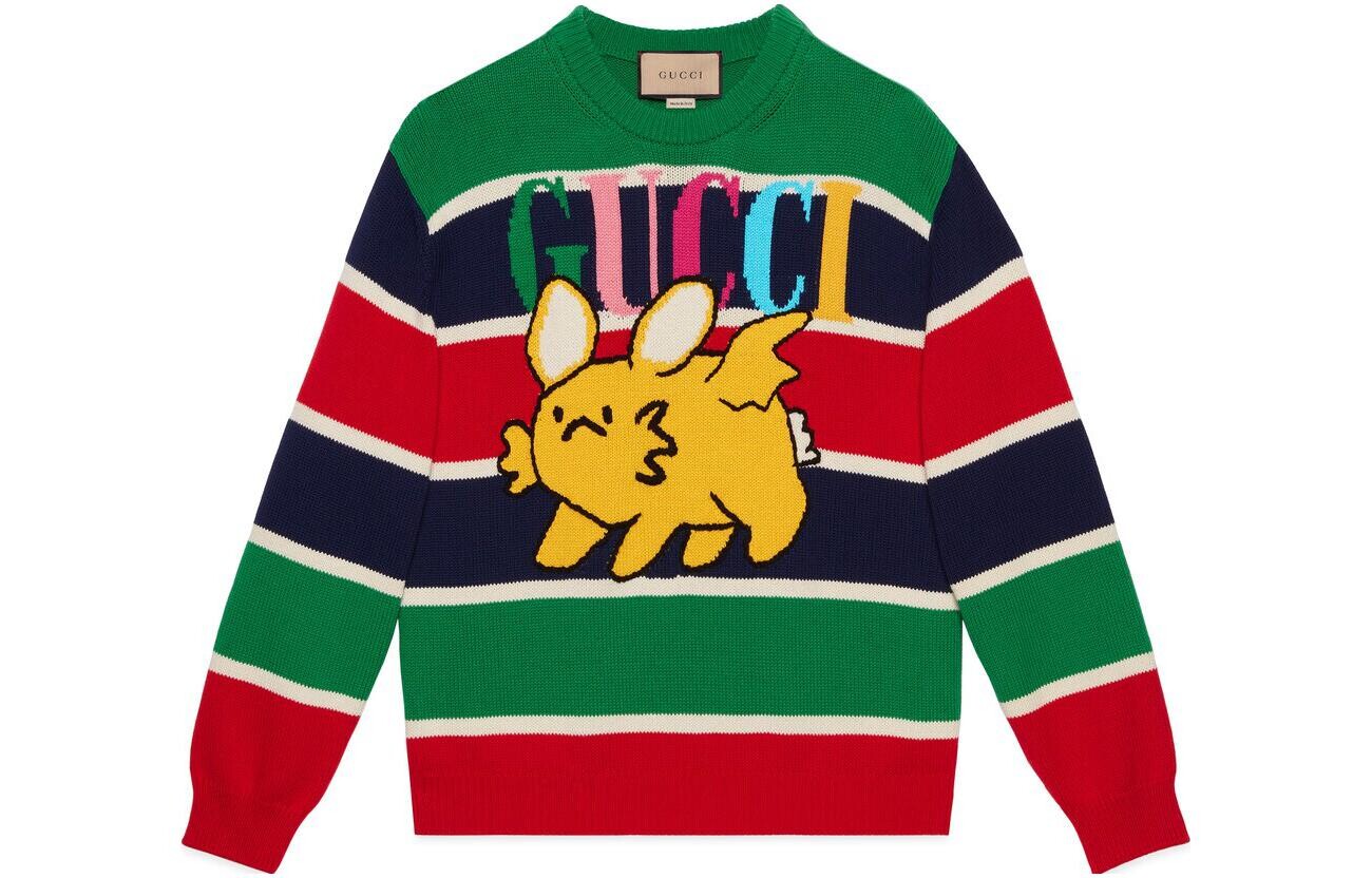 Свитер мужской многоцветный Gucci, цвет Multicolor 
Свитер мужской многоцветный Gucci, цвет Multicolor